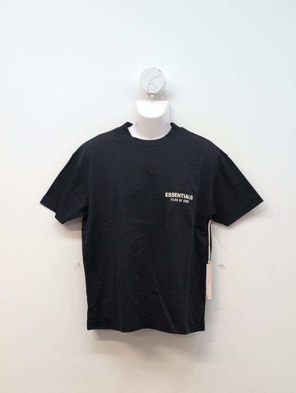 Fear OF God Essentials Classic Fit Short Sleeves Men's T Shirt Size XS Jet Black